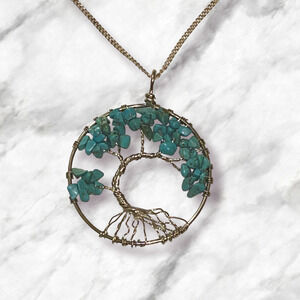 Tree of Life Necklace - Turquoise